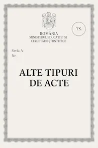 Publicare anunț pierdere alte tipuri de acte