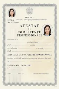 Publicare anunț pierdere atestat profesional