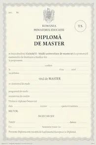 Publicare anunț pierdere diplomă Master Monitorul Oficial